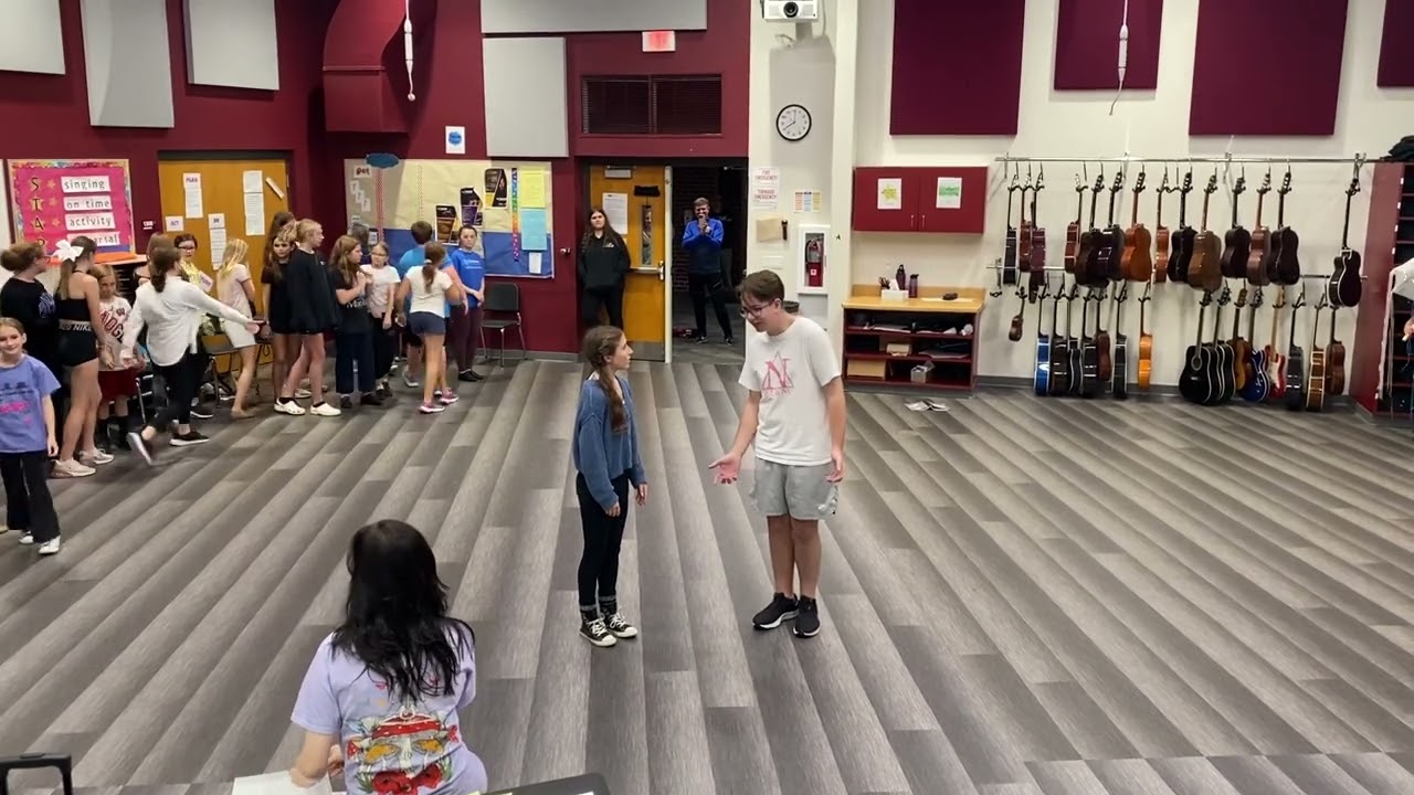Just Keep Swimming Rehearsal Choreo