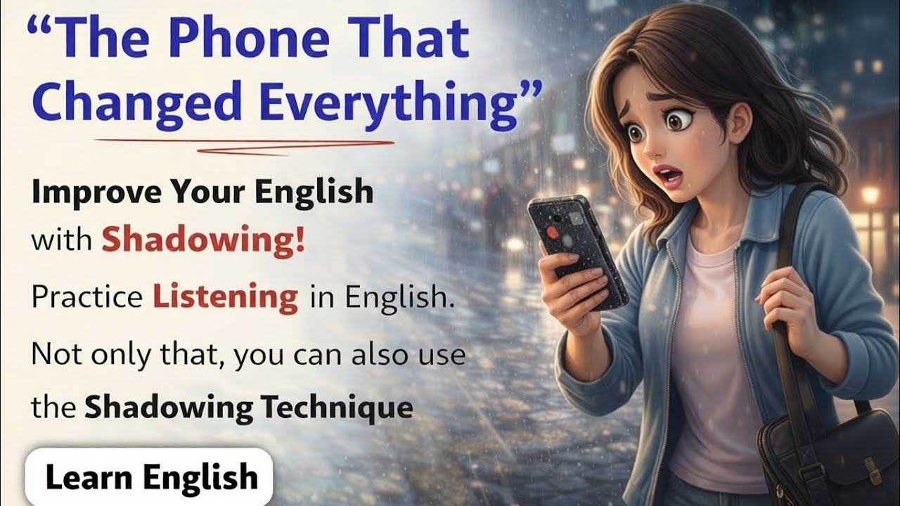 The Phone That Changed Everything | Learn English with a Powerful Story | Shadowing Practice