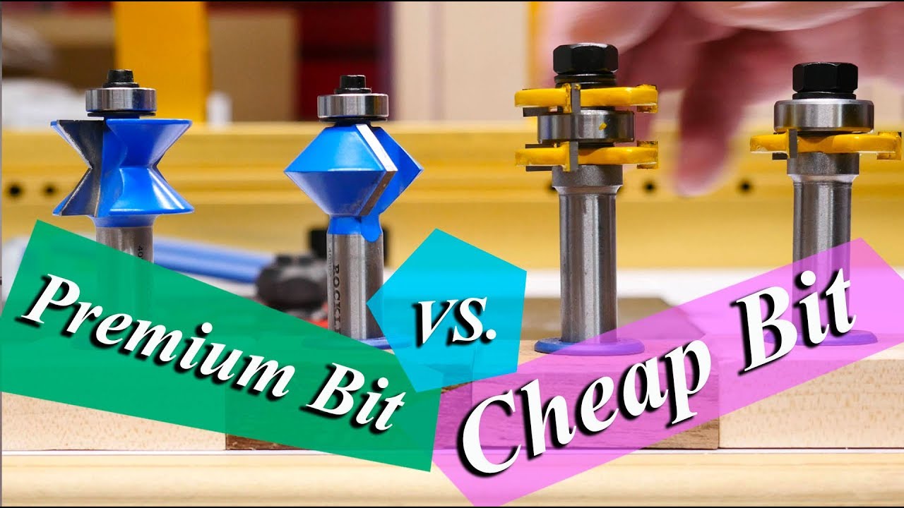 Premium Router Bit VS Cheap Router Bit - Which is better for your Money