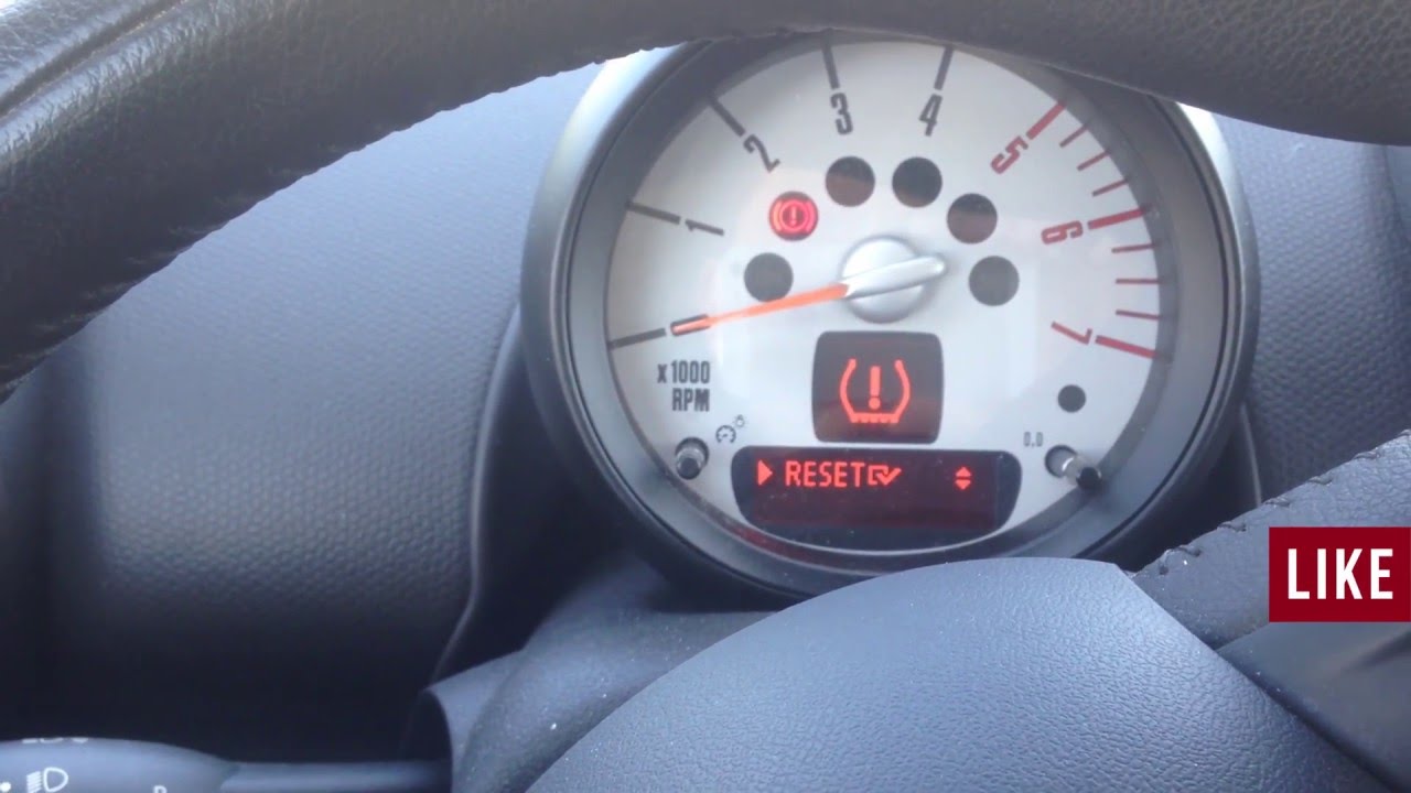 Mini Mini Cooper Reset Tire Pressure Pneumatici TPMS