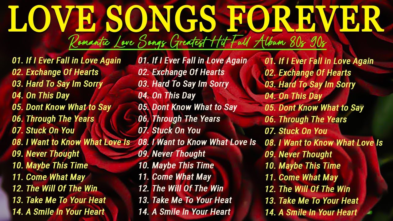 Love Songs 80s 90s &hearts; Oldies But Goodies &hearts;
