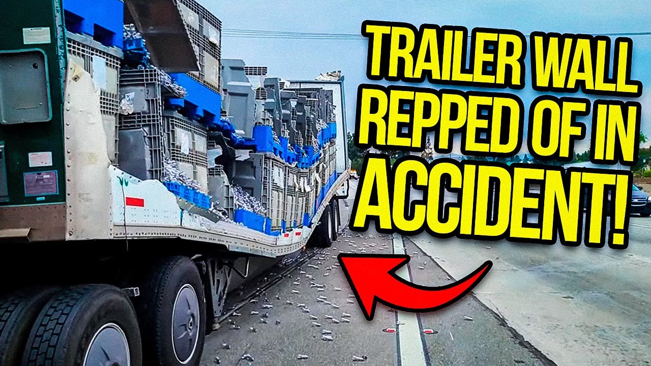 Insane Trailer Wreck Dumps Thousands of Coke Bottles on the Freeway Epic Recovery