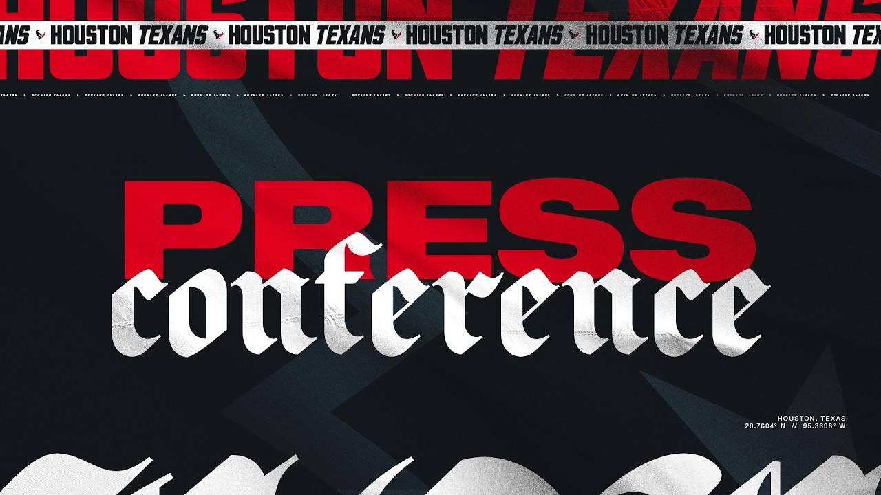 LIVE: The Houston Texans address the media