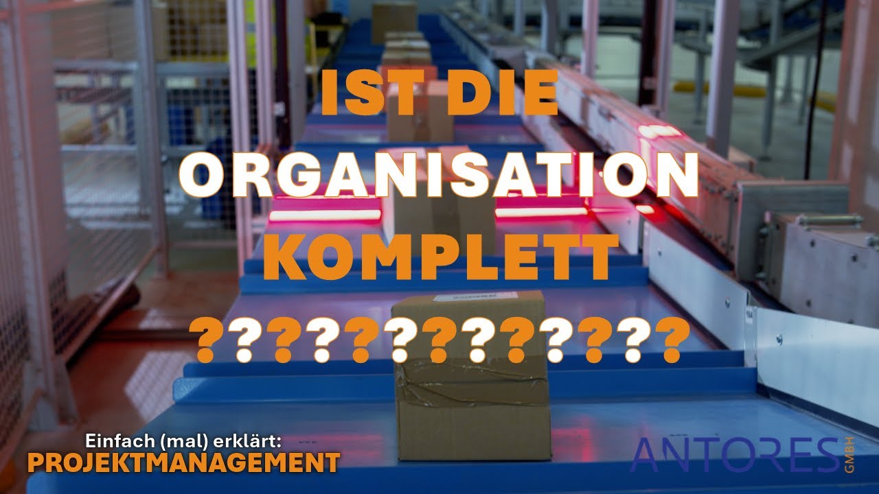 Das muss ich als Manager(in) vorbereiten, damit das Projekt geregelt starten kann. Die Organisation!