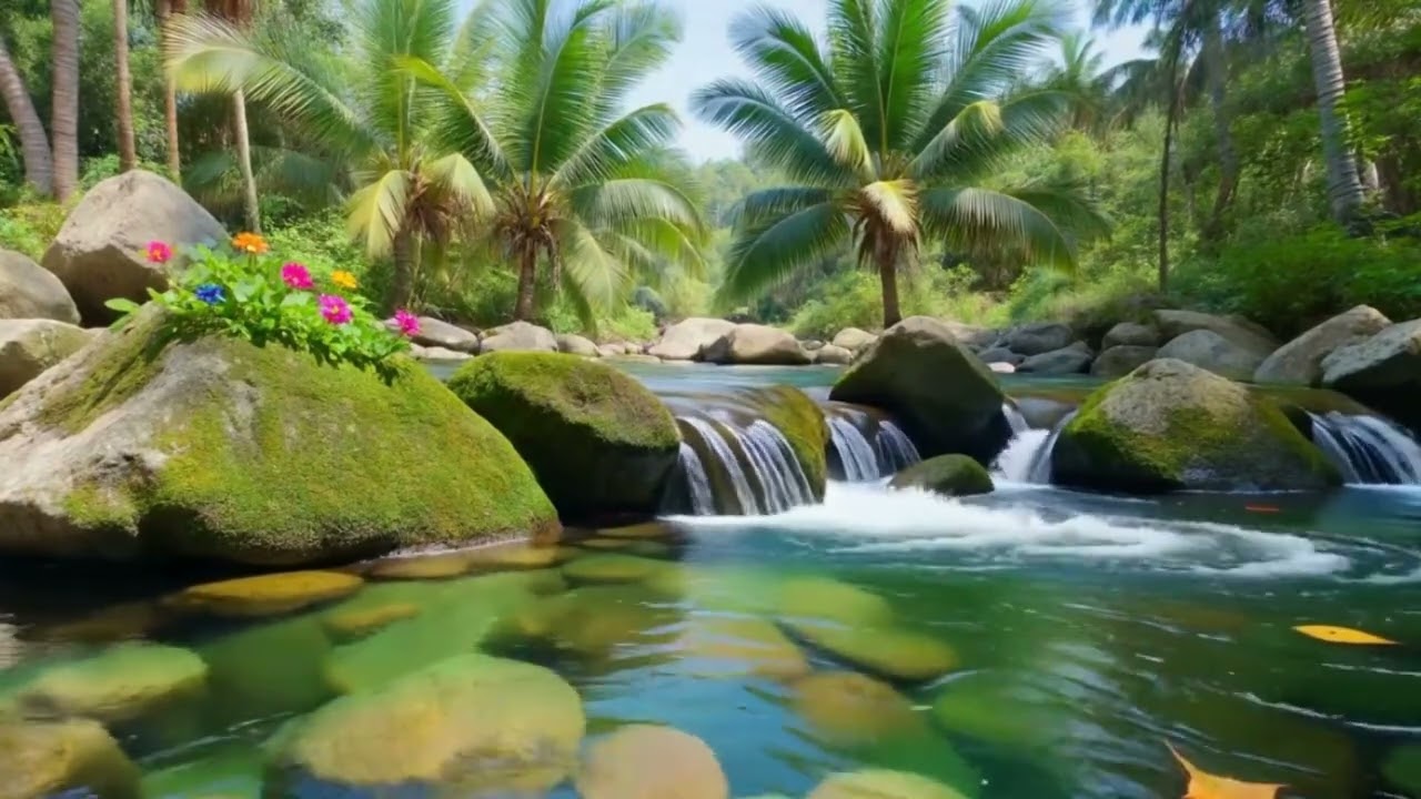 River Sounds with Birds for Insomnia Relief 🌊🐦 Sleep Faster & Stay Asleep
