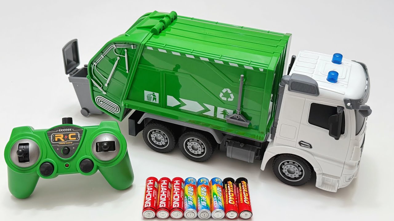 Unboxing City RC Sanitation Vehicle, Electric Siren Ambulance, RC Drift Racing Car, RC Excavator