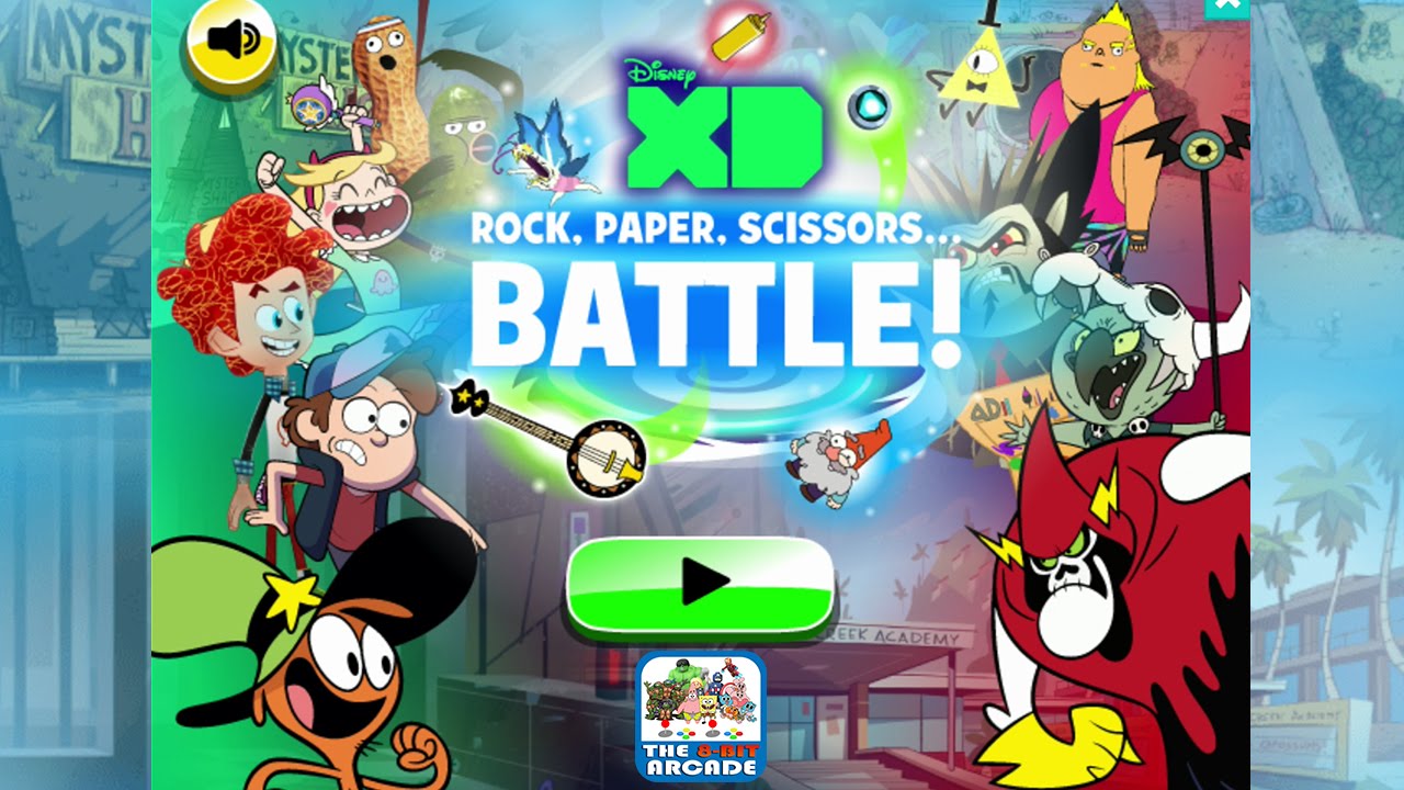 Disney XD: Rock, Paper, Scissors... Battle! - Beat The Disney XD Heroes & Villains (Gameplay)
