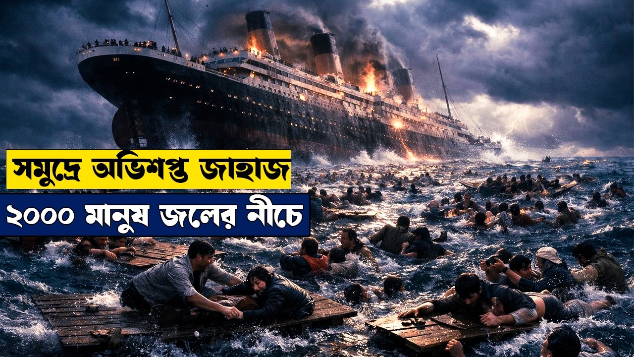 জলের নীচে ২০০০ মানুষ জ্যান্ত আটকে জাহাজে ! Movie explained in bangla | Asd story