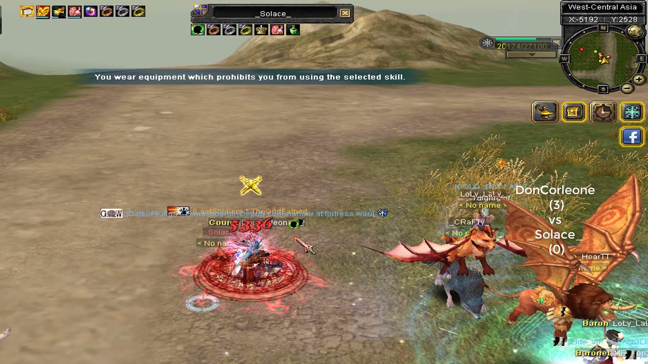 Silkroad Online - Bellona 2021 PVP (Warrior-Rouge) VS (Warrior-Warlock) iDonCorleone 4 VS _Solace_ 0