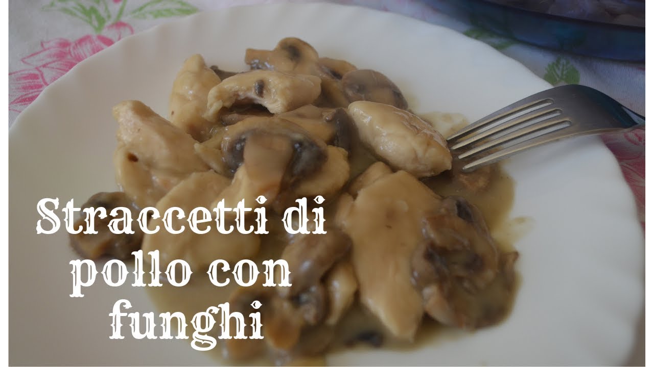 Straccetti di pollo con funghi || Ricetta veloce e facile