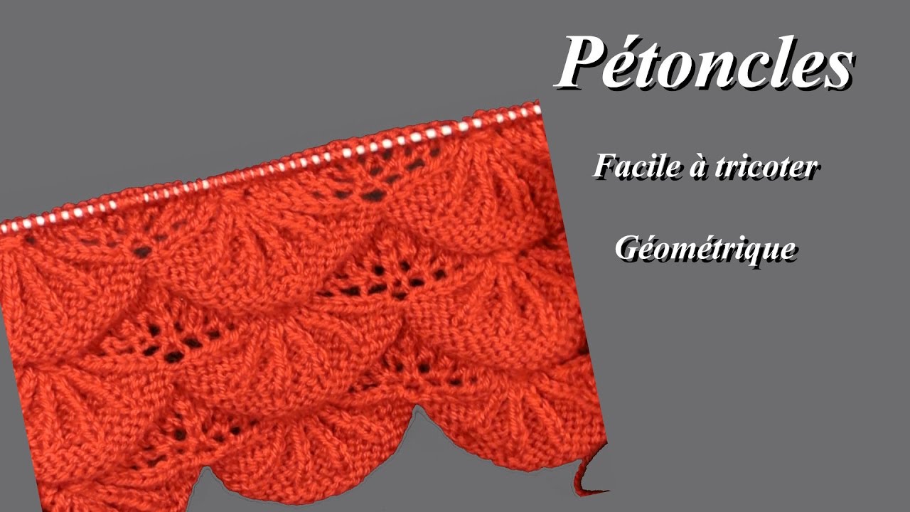 Tuto Tricot : Point de pétoncle