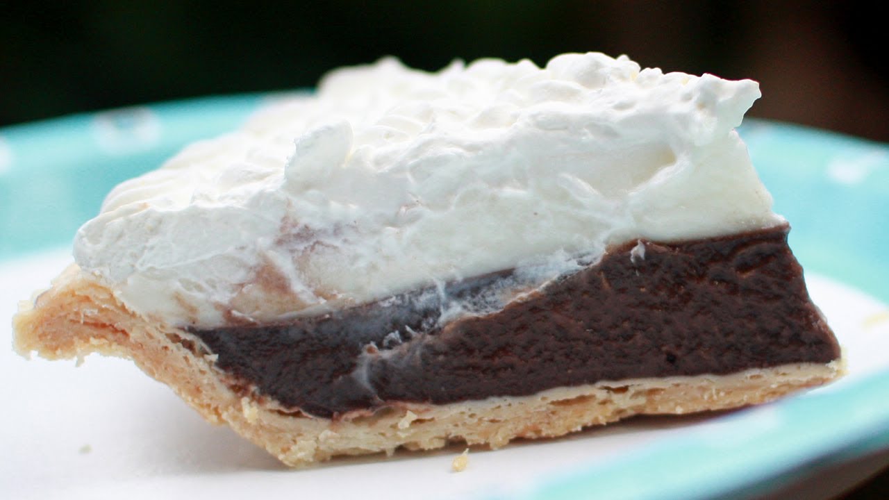 Hawaiian Chocolate Haupia Pie Recipe - Hawaiian Coconut Pudding Recipe - Chef Tips