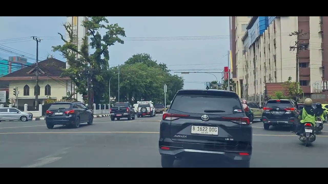 Suasana kota Banjarmasin Kamis siang 15 Januari 2026