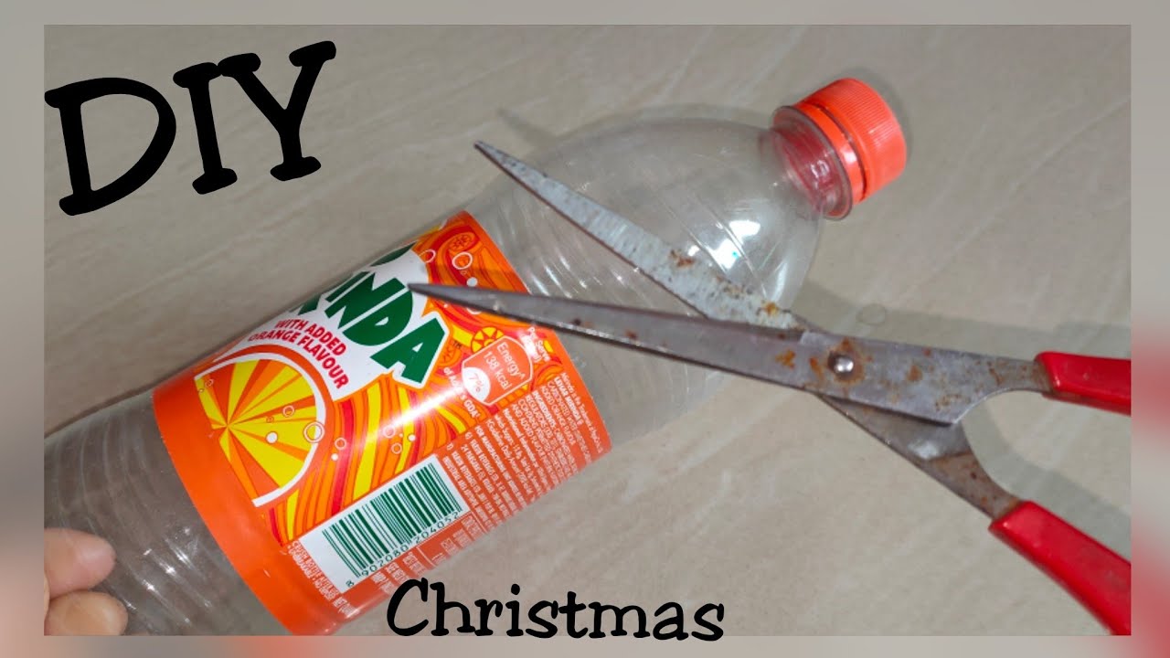 Best out of waste/Christmas decoration from waste material/Plastic bottles craft/Christmas craft/DIY