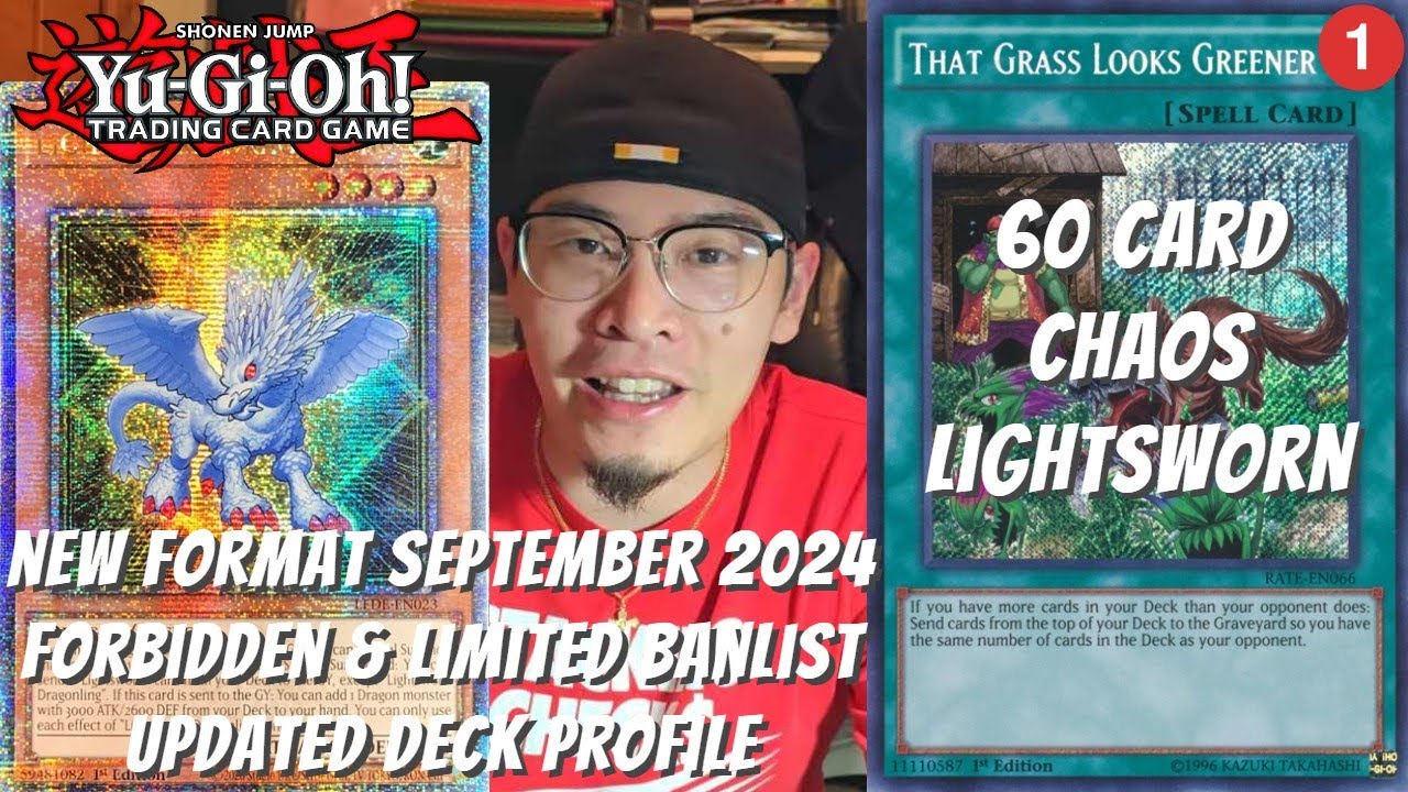 Новый формат Yugioh, сентябрь 2024 г. ОБНОВЛЕННЫЙ профиль колоды — Chaos Lightsworn при участии G...