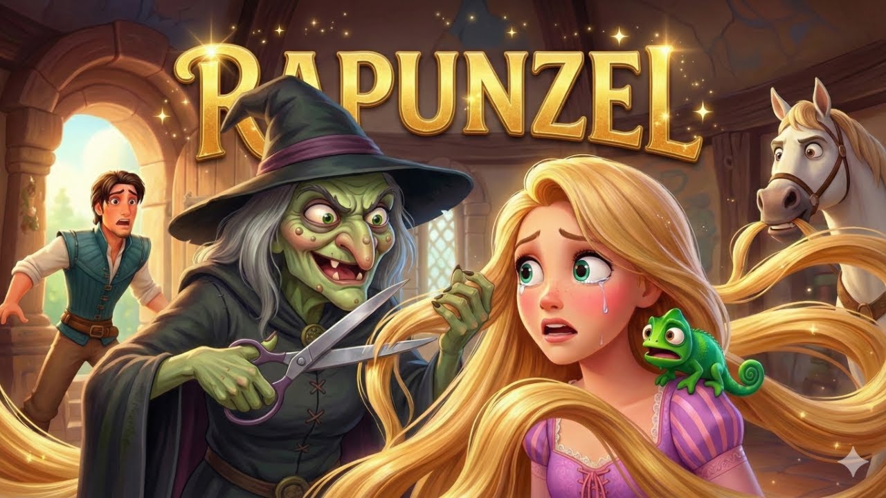 Prinsessan Rapunzel – Saga för barn | Godnattsaga Saga för barn Godnattsaga