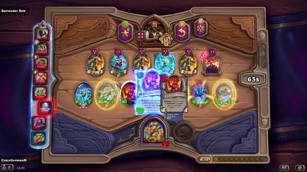Hearthstone Battlegrounds Android Gameplay #128 - all just Luck and RNG
