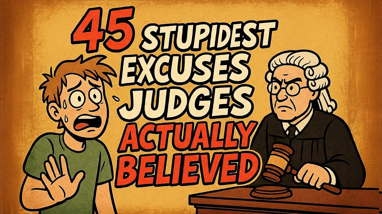 45 Stupidest Criminal Excuses That Actually Worked in Court
