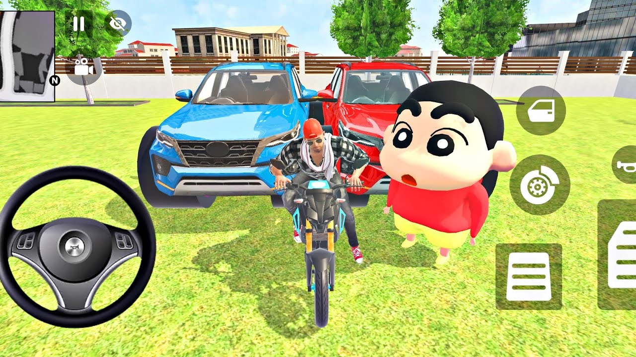 🤩 Franklin 🤓 Chinchan 🦚 Purchase 🥳 Game Modified 🛠️ Fortuner Big Wheel 🛞 Car 🚘💨 in Indian GTA 🎮 🎯