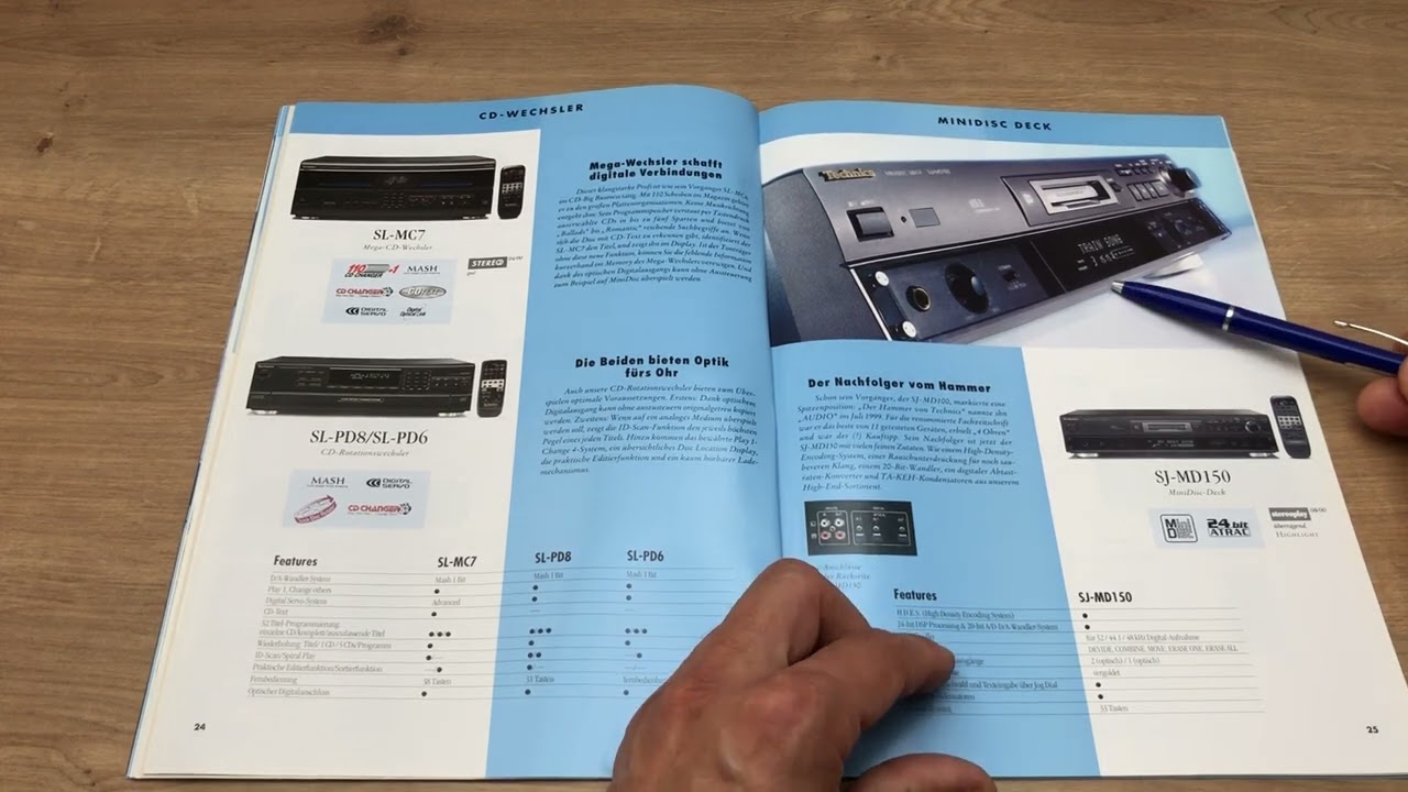 Technics 2000 2001 katalog vintage audio