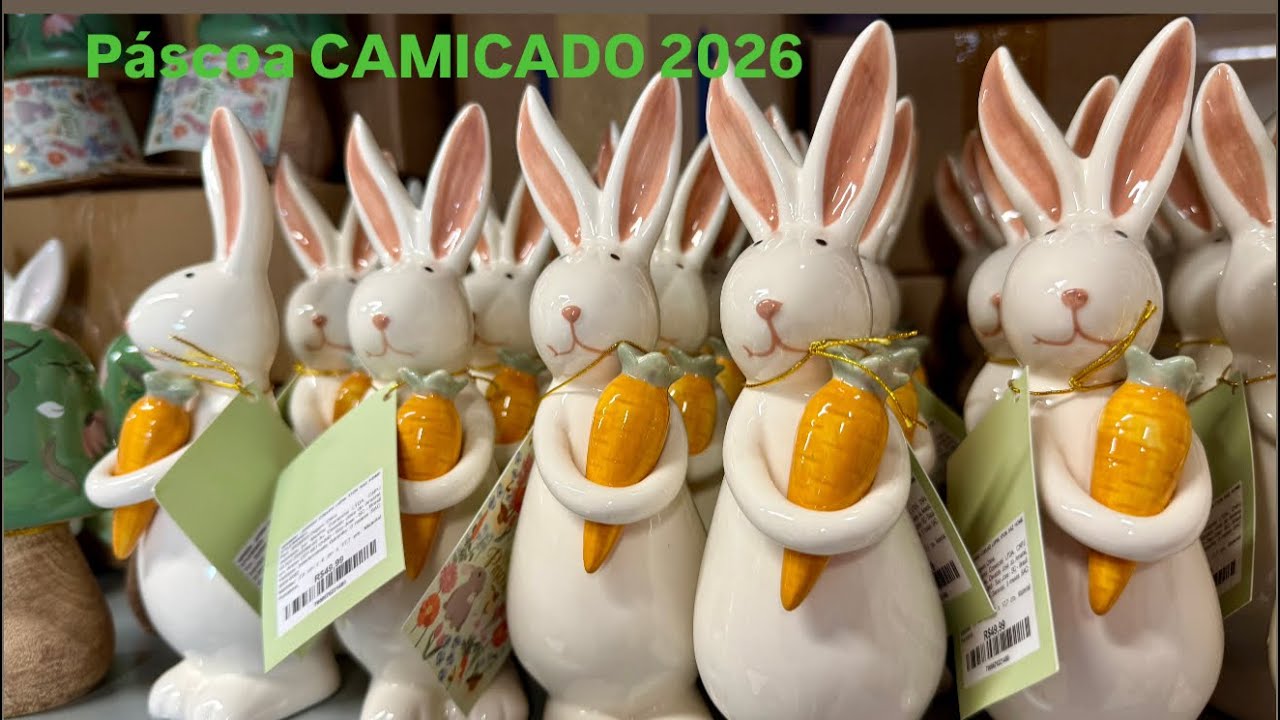 PÁSCOA CAMICADO ESTA MARAVILHOSA, VEM CONHECER TUDO COMIGO E USAR O CUPOM MERCI10 PARA DESCONTOS.