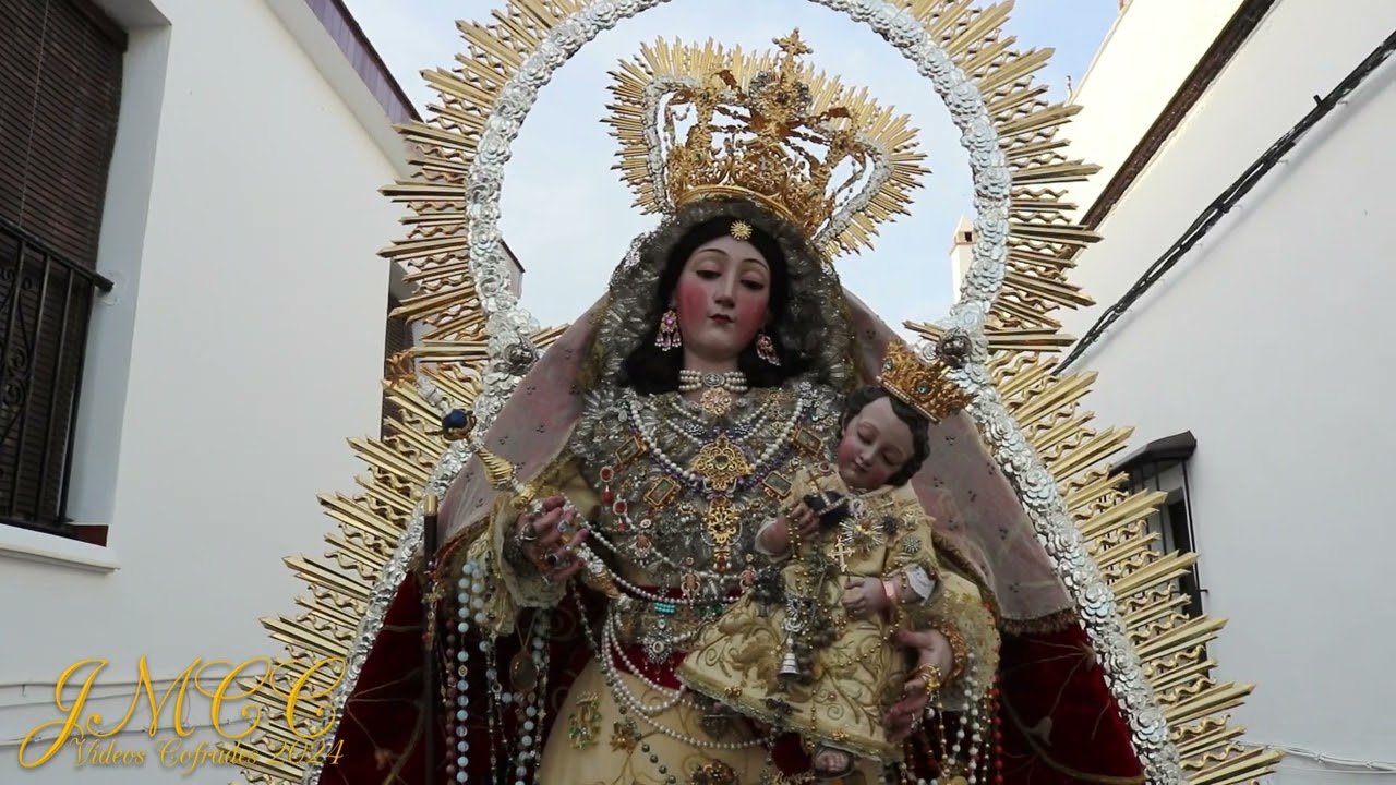 Procesión Virgen del Rosario Coronada (Patrona), Bornos 6 Octubre 2024.