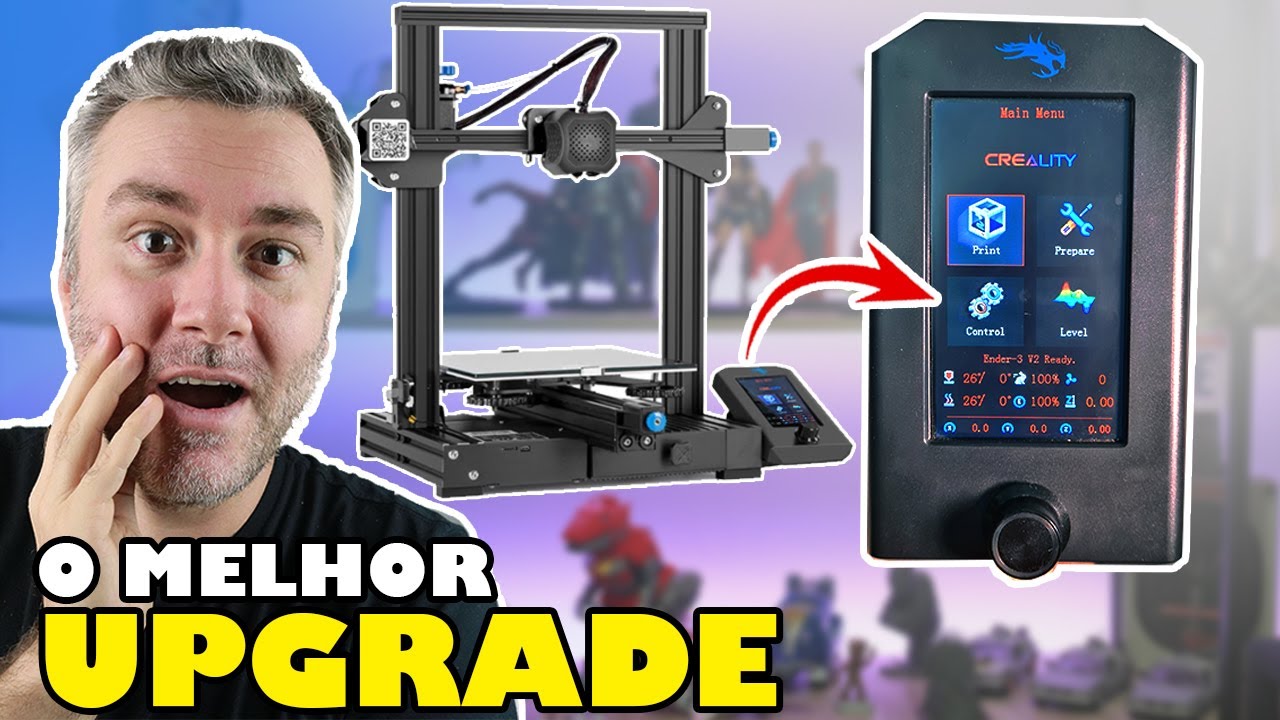 (leia os comentários) Você PRECISA deste UPGRADE na sua IMPRESSORA 3D ENDER 3 V2 - Jyers Firmware