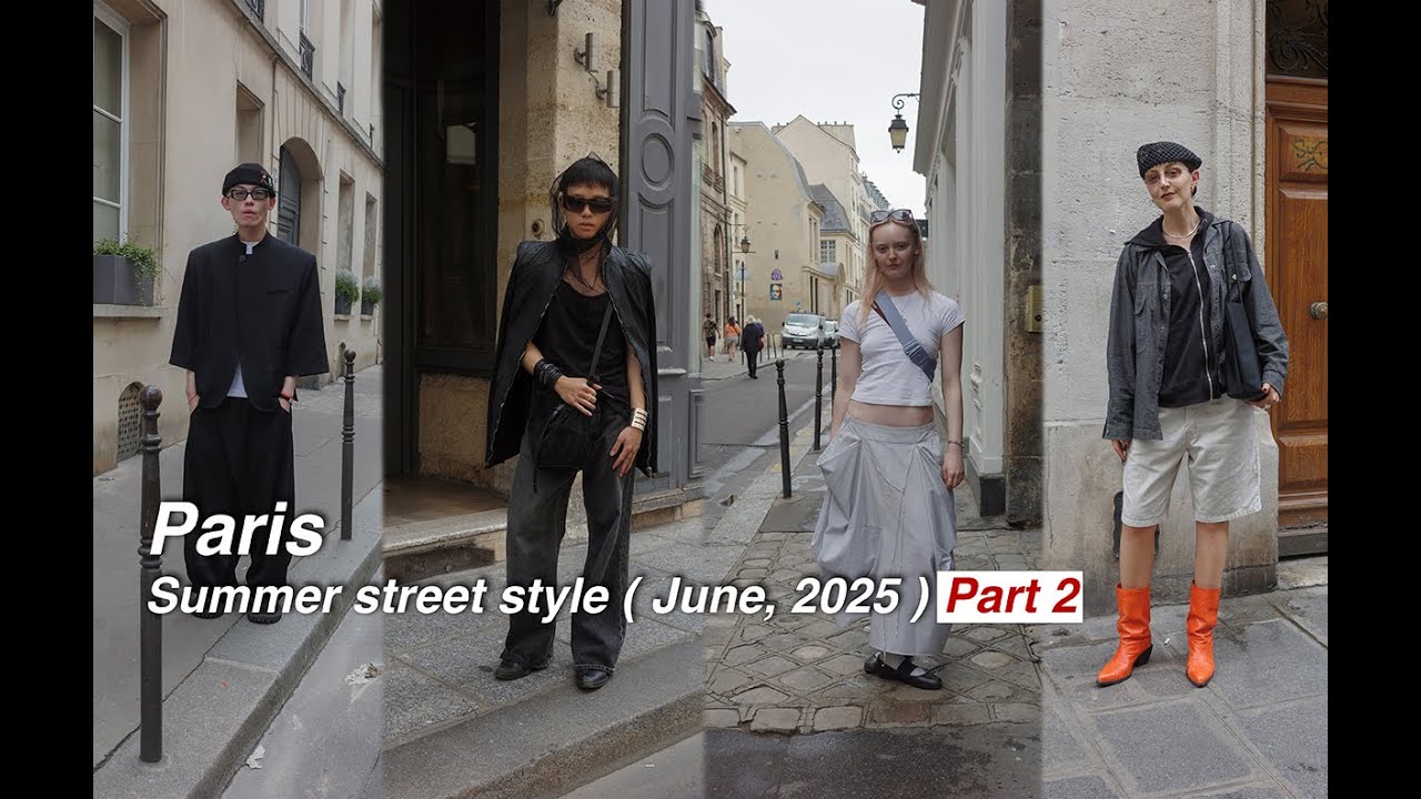 Paris Summer Street Style Fashion 2025 Part 2 - Aag