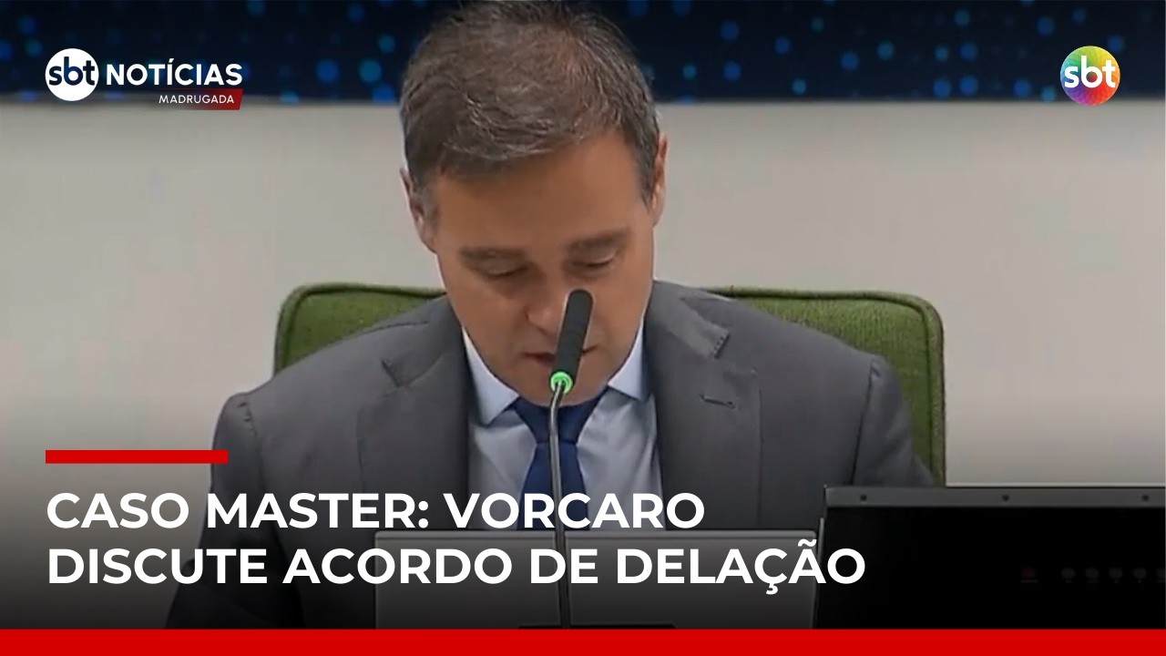 Defesa de Vorcaro discute delação e STF prorroga inquérito do Banco Master | #SBTNotícias