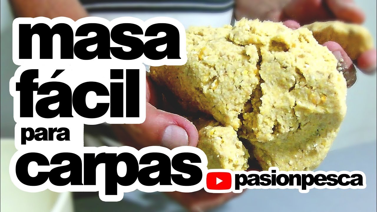 PASIONPESCA | Masa Dulce para Carpas | Econ&oacute;mica, F&aacute;cil, R&aacute;pida y Efectiva