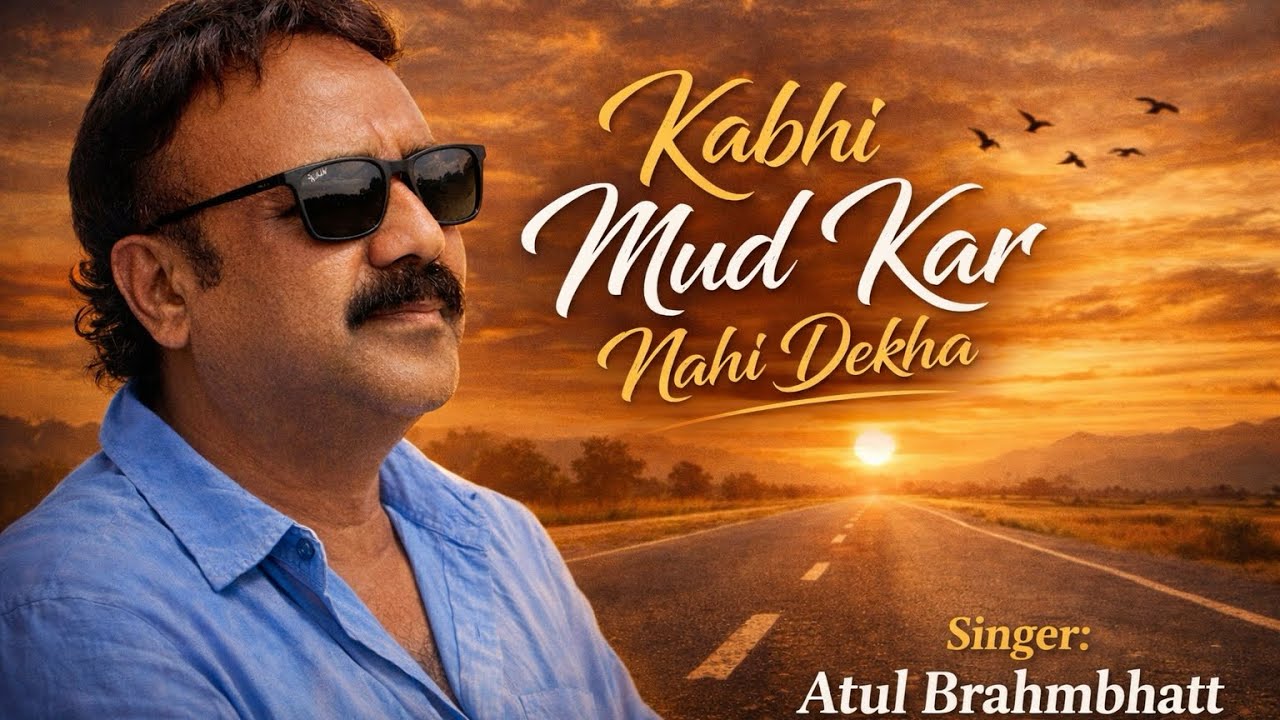 “ Kabhi Mud Kar Nahi Dekha “ A classic  Gazal by Atul Brahmbhatt. Tribute to Jagjit Singh ji.