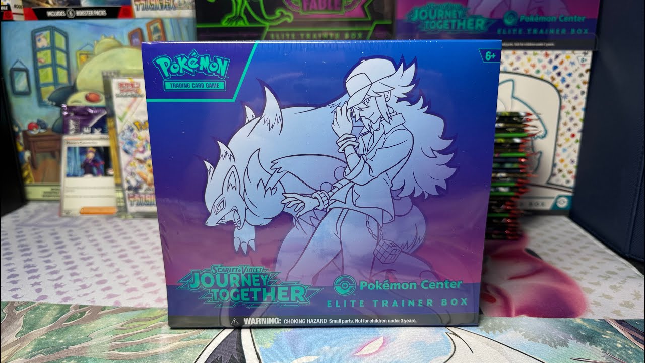 Pokemon Journey Together Pokemon Center Elite Trainer Box Opening