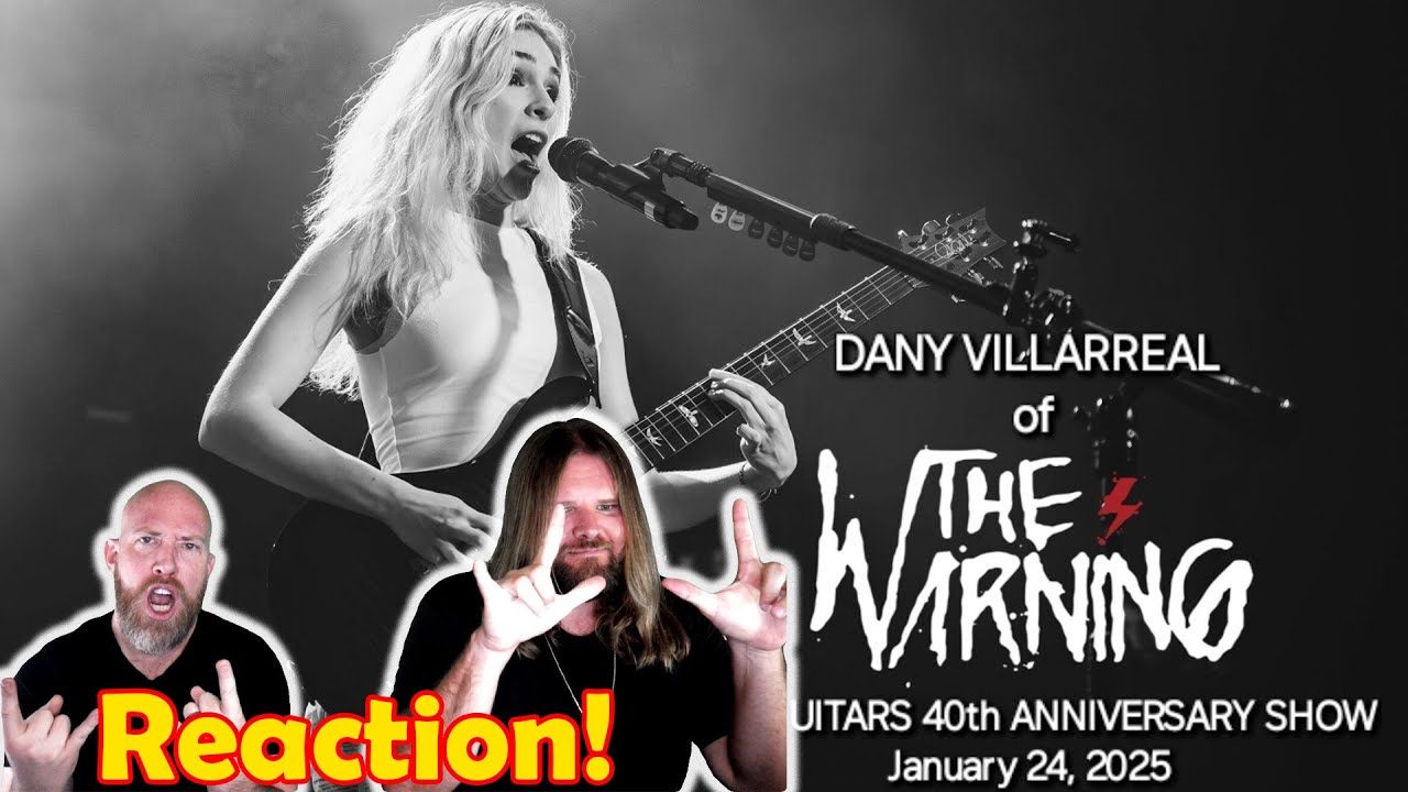 Musicians react to hearing Dany Villarreal of THE WARNING || PRS 40th Anniversary Show ||