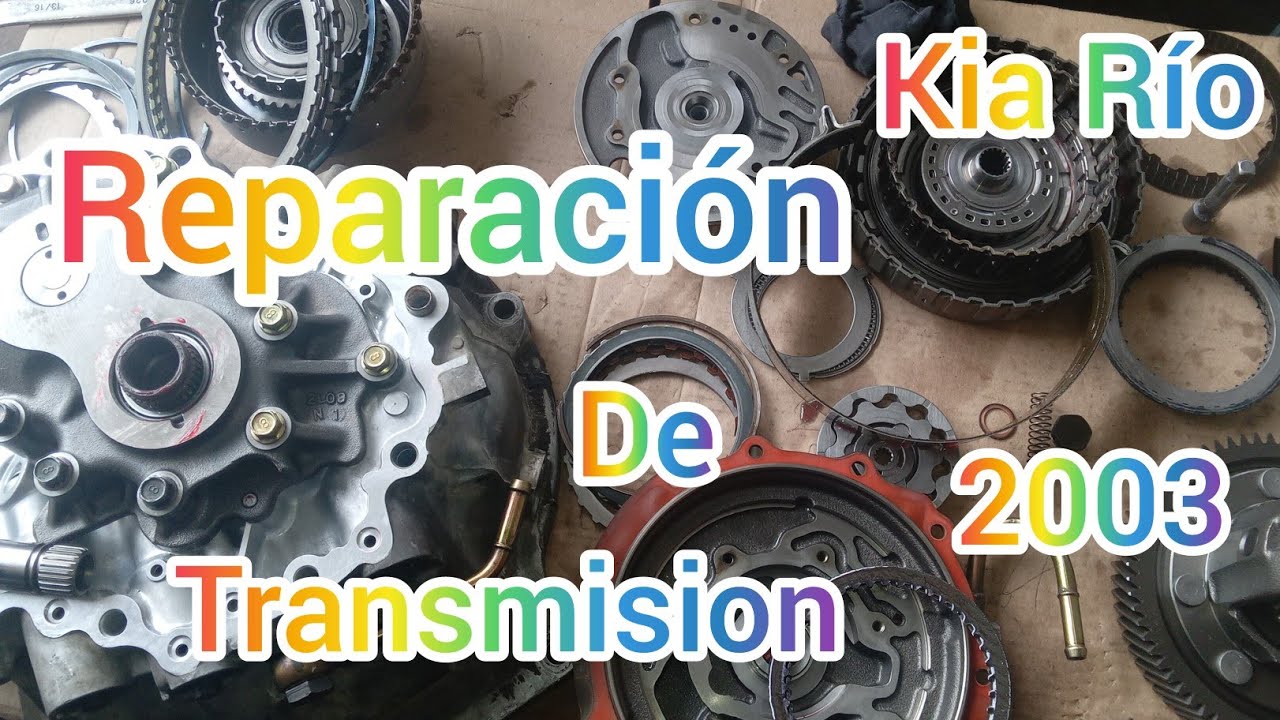 Kia Río, Kia Sephia, Kia Spectra, Ford Escord, Mazda Protege. Reconstrucción de Transmisión.