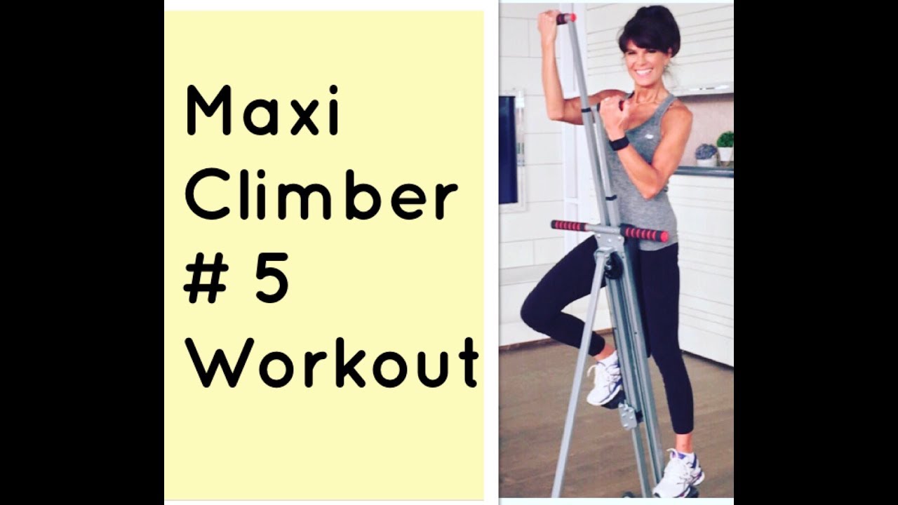 Maxi Climber #5  New move!! The quad squat!   11 Intervals of challenge !!