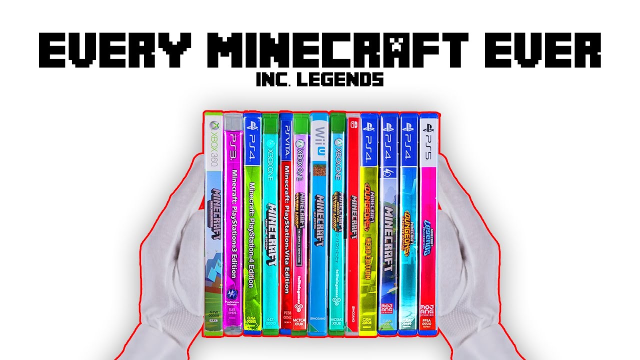Unboxing Every Minecraft Game Ever (2012-2023)