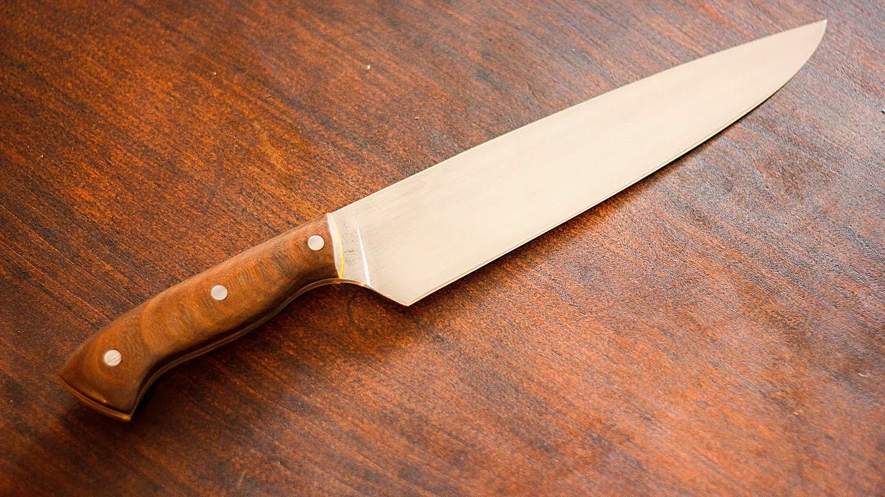 Making a Custom Knife-The Bowie Style Chef