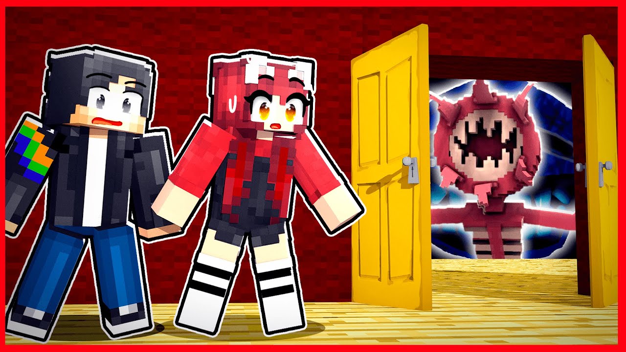 LULY SE PASA DOORS CON *PERO* EN MINECRAFT *NO CREERÁS LO QUE PASA*!! Luly Juega 😱