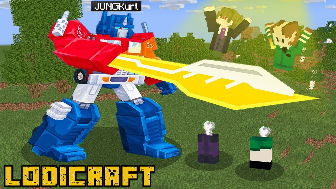 Using TRANSFORMERS to PRANK My Friends in Minecraft!
