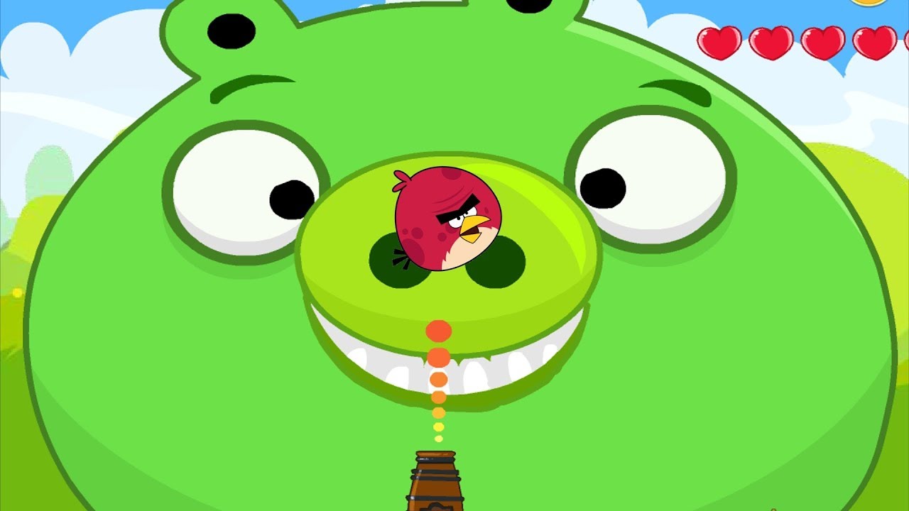 Angry Birds Collection Hacked 2 - THROW STONE AND FORCE BOMB TO BAD PIGGIES!