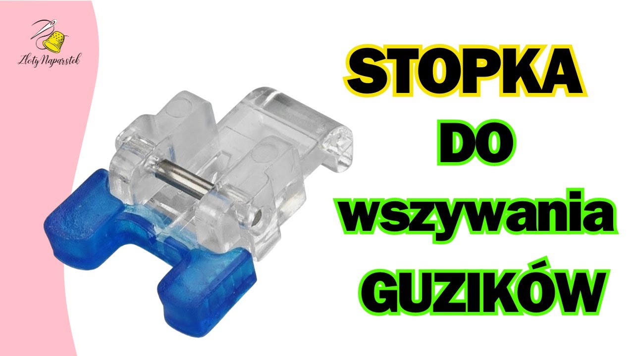Stopka do wszywanie guzików - maszyna mechaniczna Minerva 363D next