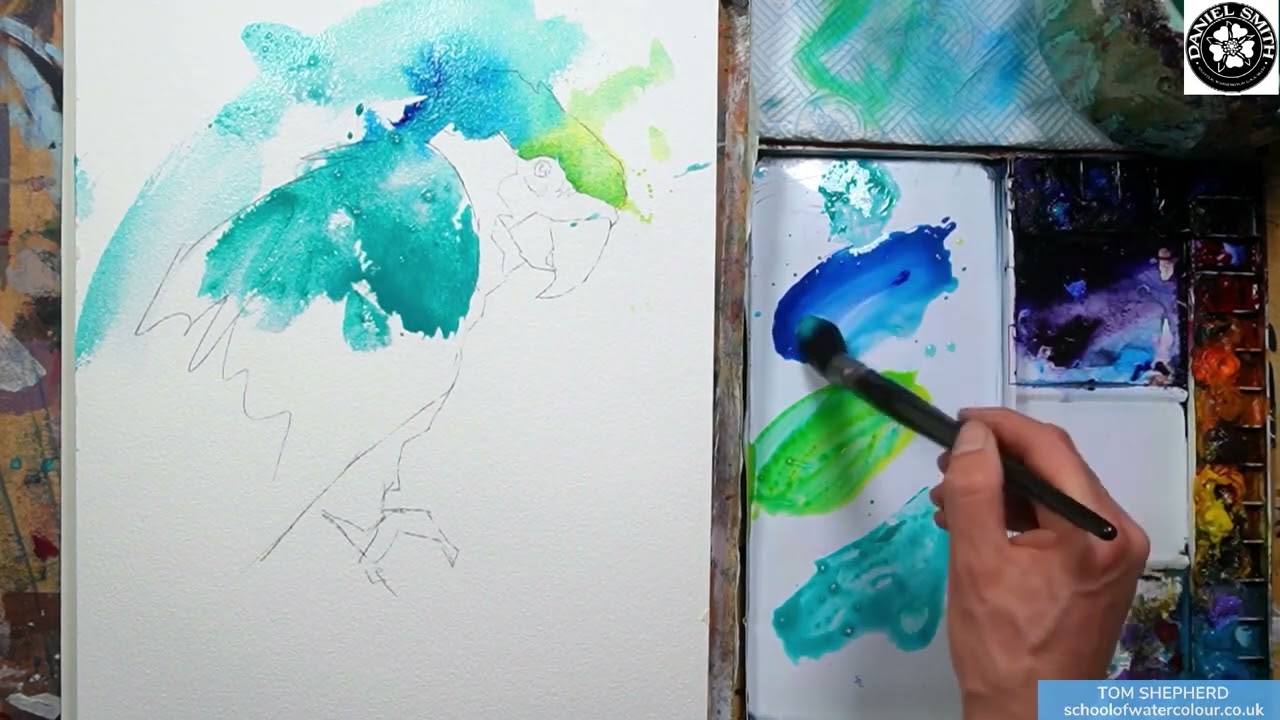 Daniel Smith Watercolour Tutorial with Artist Tom Shepherd