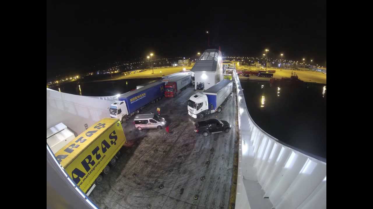 October 16th, 2013: Timelapse of ferry loading at Igoumenitsa, Greece