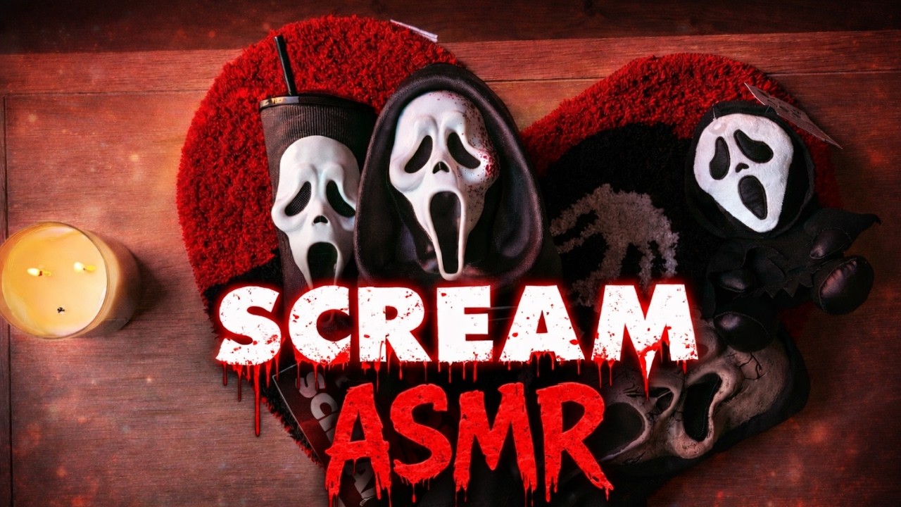 ⭐ ASMR Scream Collection 🔪 Ghostface Mask, Horror Merch, Whispering & Tapping