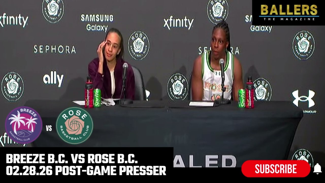 Chelsea Gray & Head Coach Nola Henry: Rose BC Postgame vs. Breeze BC | Unrivaled | 02.28.26