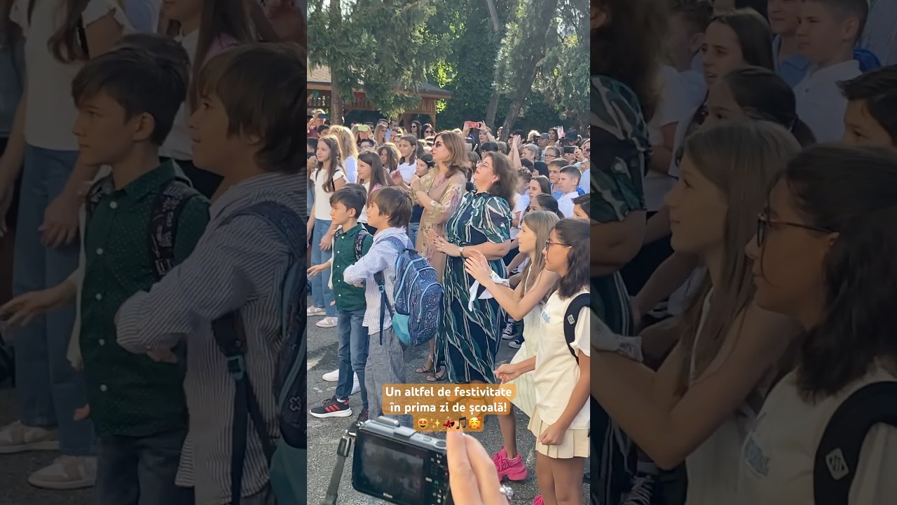 O altfel de primă zi de școală la Colegiul Coșbuc! 😻💃🏼🎵