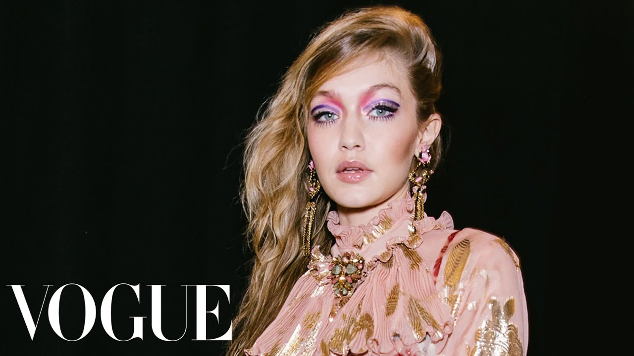 Gigi & Bella Hadid Walk In Anna Sui's Fall 2018 Show | Vogue