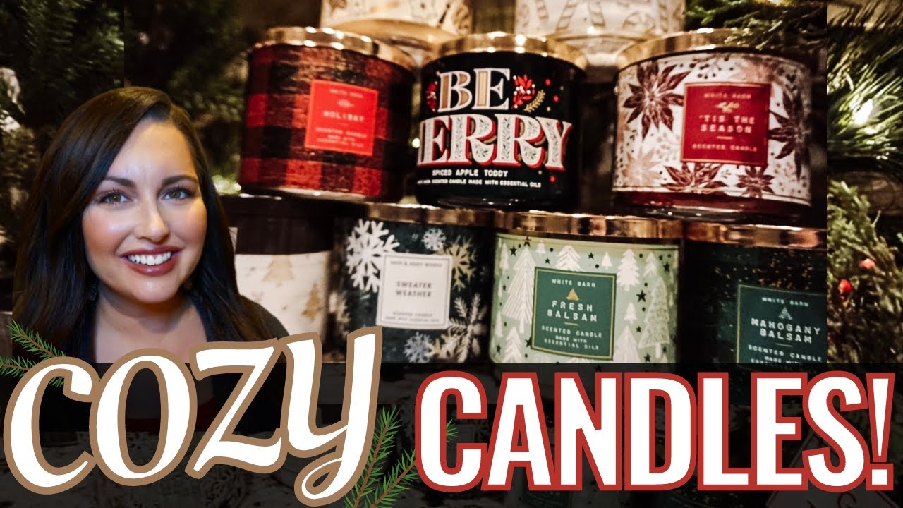 🎄 BATH AND BODY WORKS CHRISTMAS CANDLES 🎄 HOLIDAY/WINTER CANDLE HAUL + REVIEW 🎄 CHRISTMAS 2020