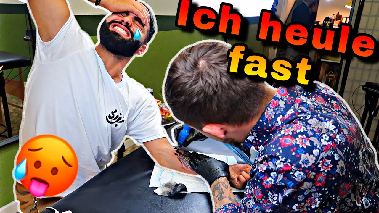MEIN ERSTES TATTOO - LIVE REACTION !!! 😱 + MEGA GEWINNSPIEL