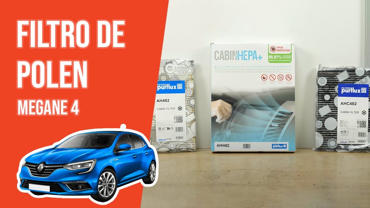 Cómo cambiar el filtro de polen / habitáculo Megane 4 👃